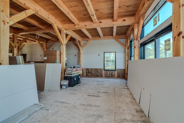 interior space featuring plenty of natural light