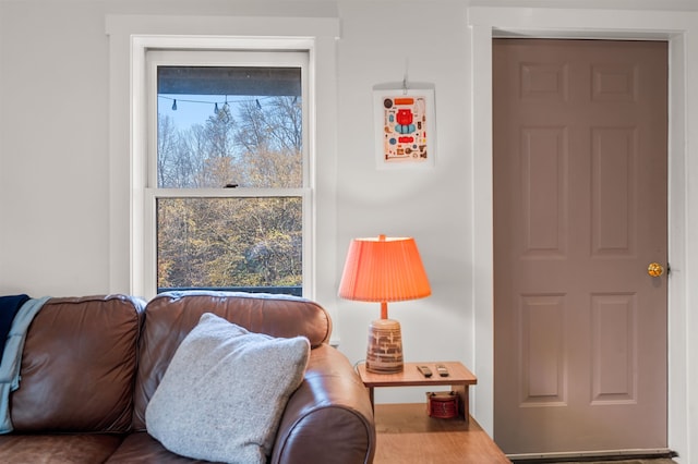 view of sitting room