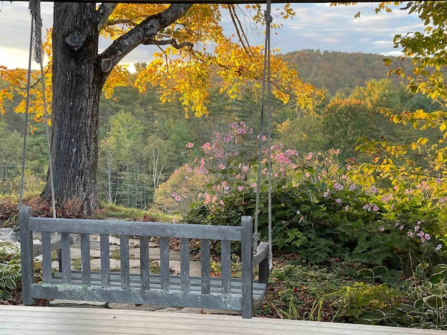 view of home's community with a deck