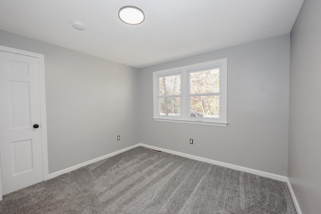 spare room featuring carpet floors