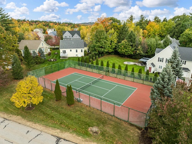 view of sport court