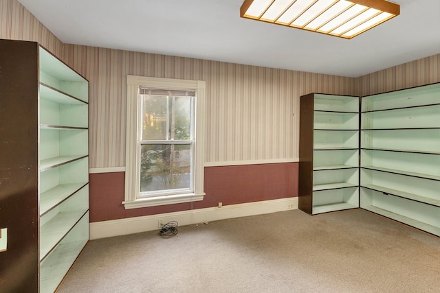 unfurnished room with carpet flooring