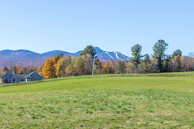 property view of mountains featuring a rural view