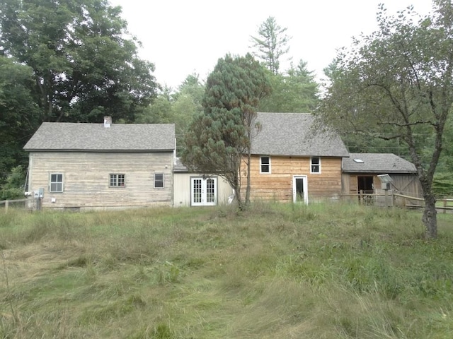 view of rear view of house