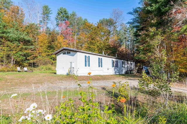 view of manufactured / mobile home