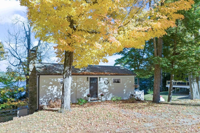 view of rear view of house