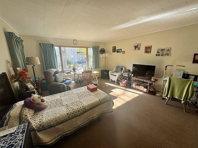 bedroom featuring carpet floors