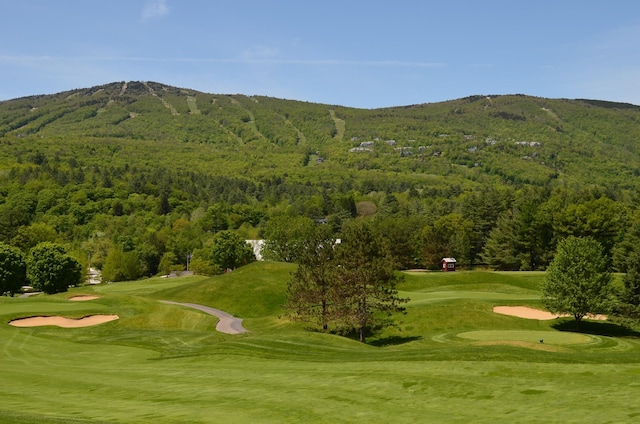 109 Upper Loop, Ludlow, VT 05149 - view of property's community featuring a mountain view, view of golf course, and a view of trees