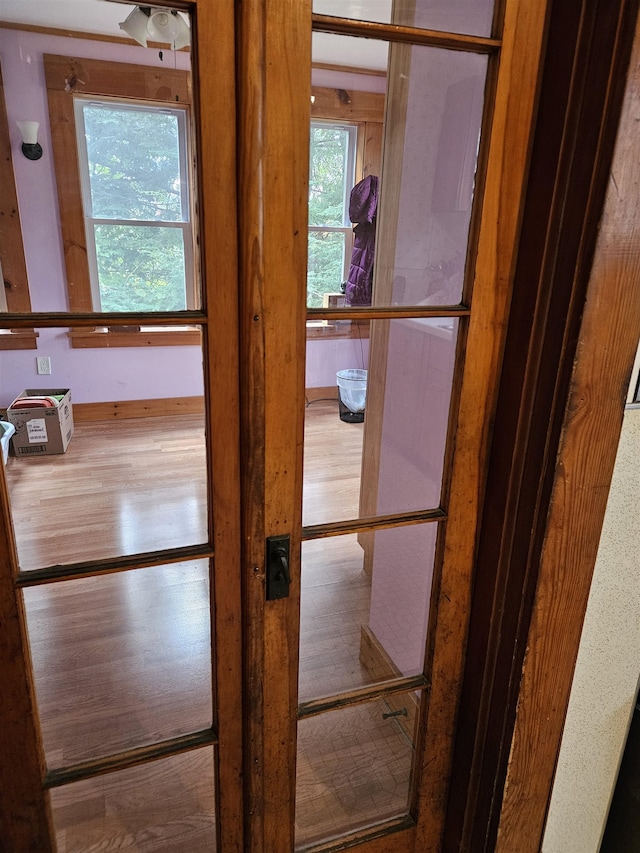 room details featuring french doors