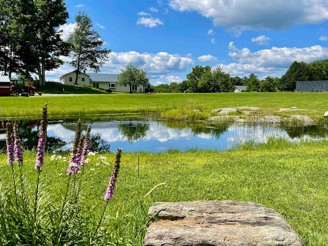 view of water feature