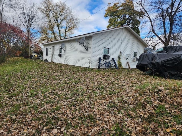 view of home's exterior