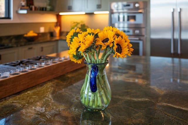 room details featuring stainless steel appliances