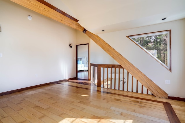 bonus room featuring light hardwood / wood-style floors