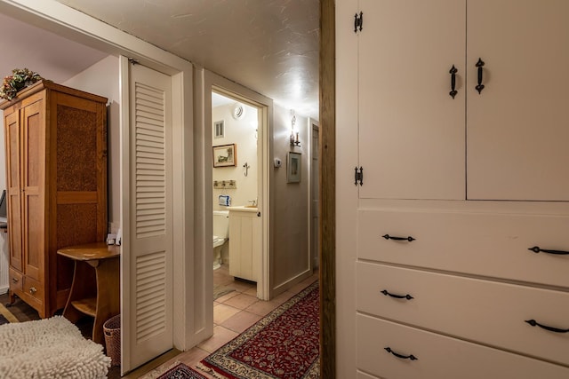 11 Founders Hill Rd, Winhall, VT 05340 - corridor featuring light tile patterned floors and visible vents