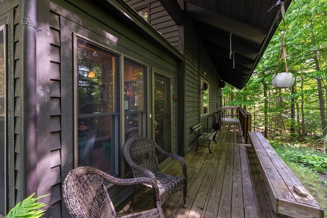 11 Founders Hill Rd, Winhall, VT 05340 - view of deck