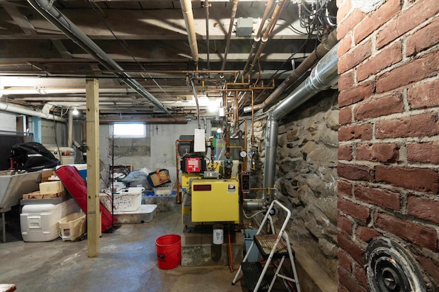 view of below grade area