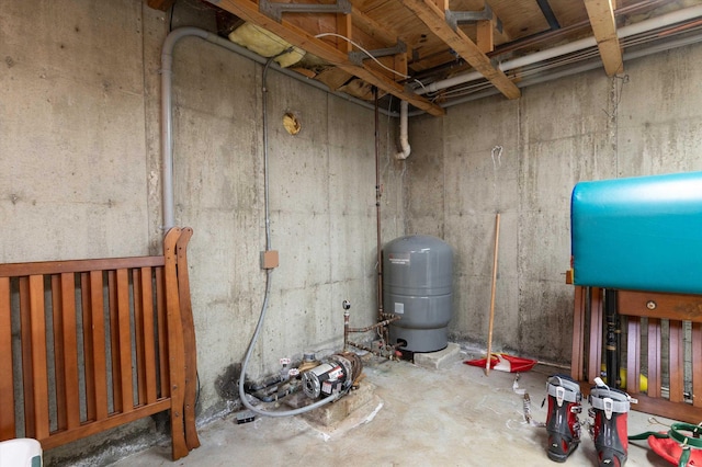 view of utility room