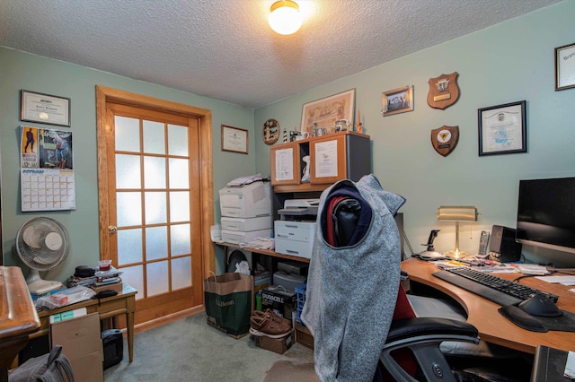 1319 Brandon Mountain Rd, Rochester, VT 05767 - office space featuring carpet floors and a textured ceiling