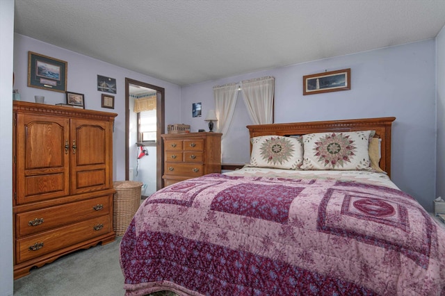 1319 Brandon Mountain Rd, Rochester, VT 05767 - bedroom featuring light colored carpet and a textured ceiling