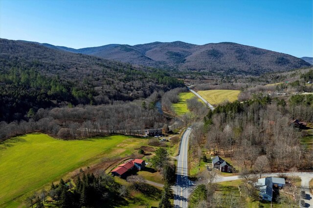 1319 Brandon Mountain Rd, Rochester, VT 05767 - view of property location with a heavily wooded area and mountains