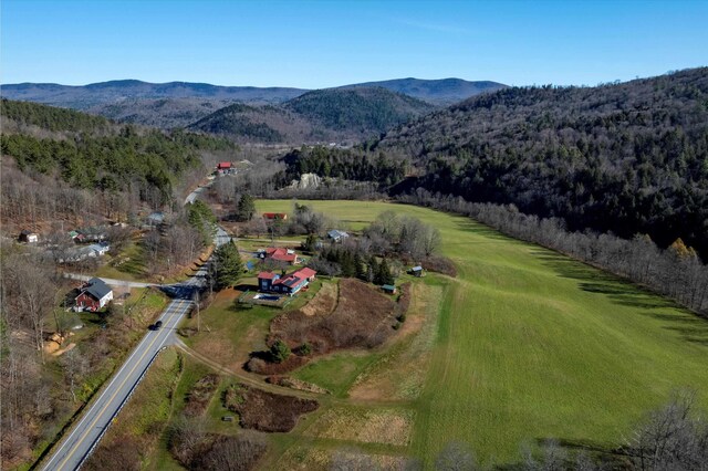 1319 Brandon Mountain Rd, Rochester, VT 05767 - drone / aerial view of mountains and a heavily wooded area