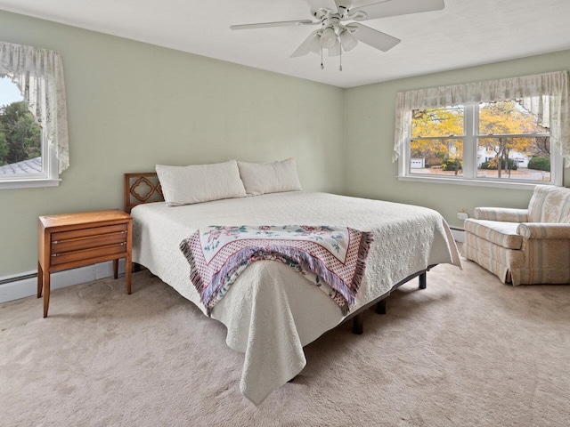 67 Case Pkwy, Burlington, VT 05401 - bedroom featuring carpet floors and a ceiling fan