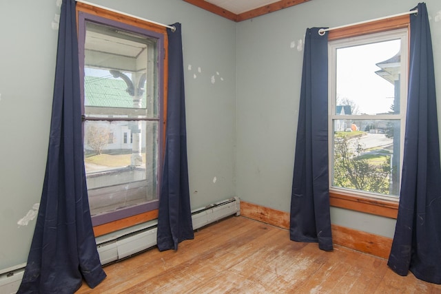 43 Maple St, Orleans, VT 06860 - spare room with hardwood / wood-style floors