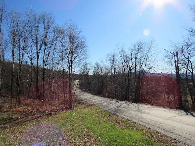 view of road