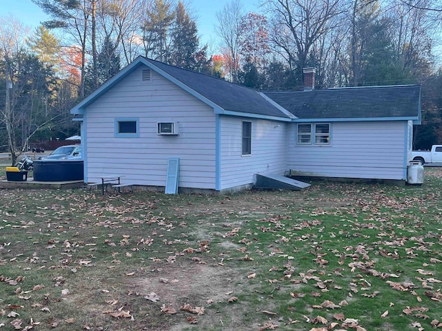 view of rear view of property