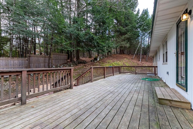 view of deck