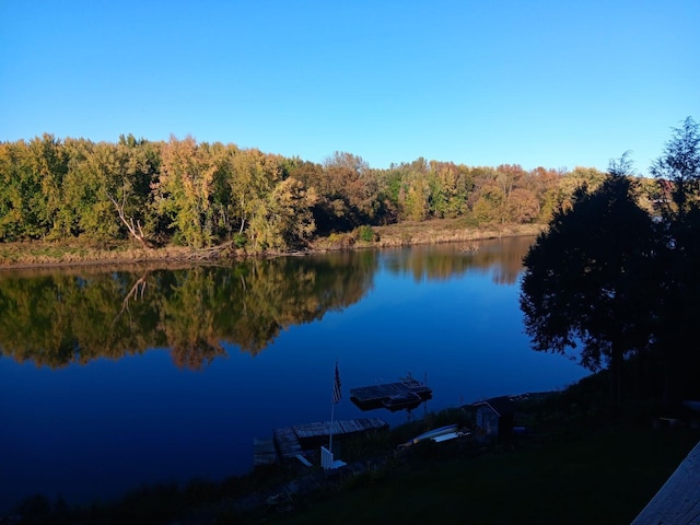 property view of water