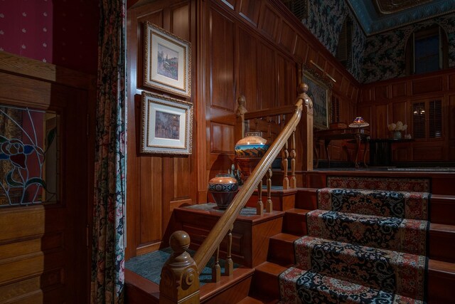 view of staircase