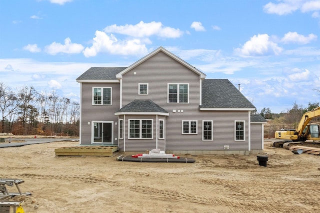 view of rear view of property