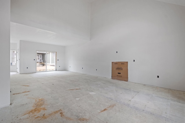 view of unfurnished living room