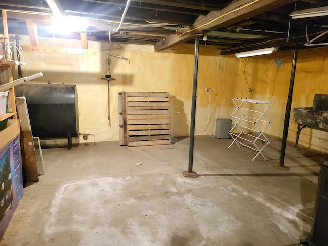 view of basement