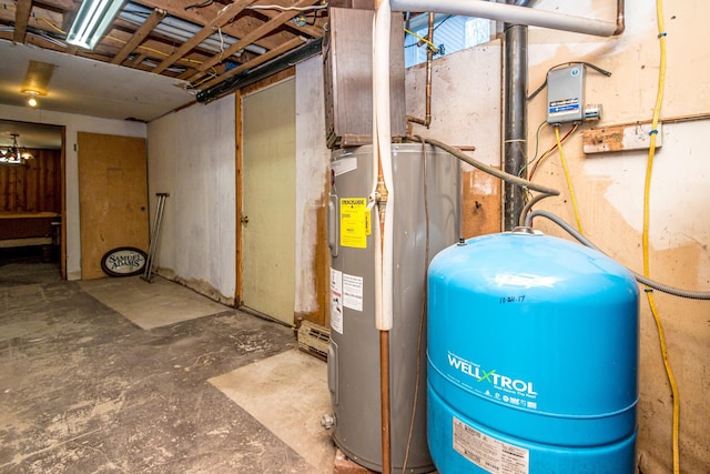 390 Simonds Rd, Dalton, NH 03598 - utility room with water heater