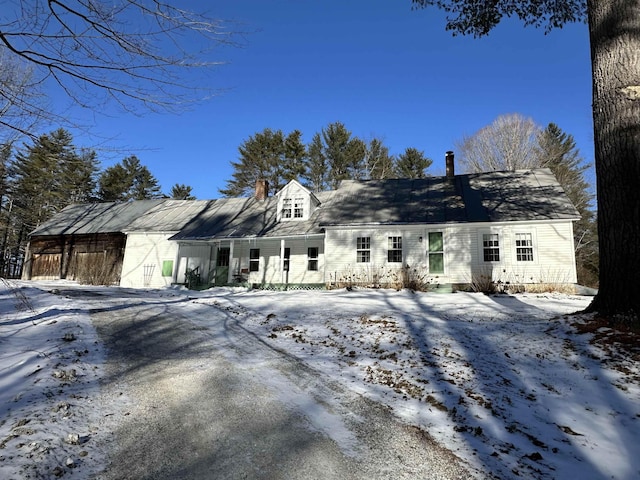 view of front of home