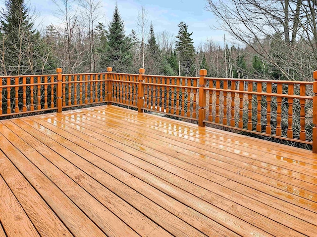 view of deck