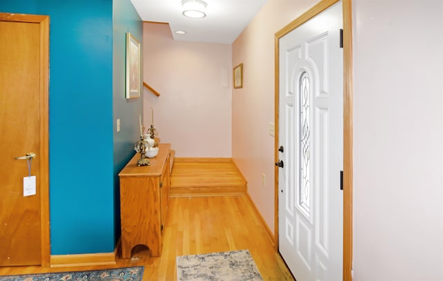 interior space featuring light hardwood / wood-style floors