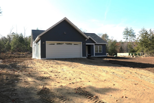 front facade featuring a garage