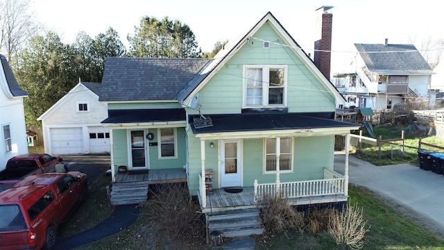 view of front of house with a porch