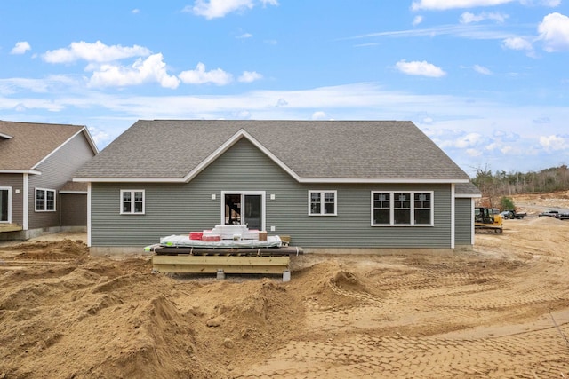 view of rear view of property