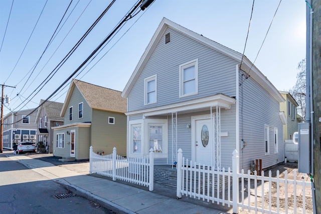 view of front of property