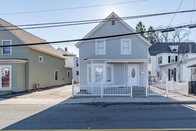 view of front of property