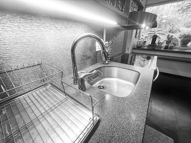 interior details with sink