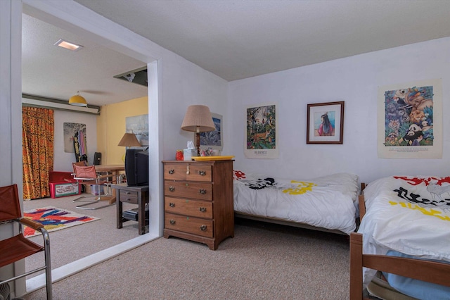 bedroom featuring carpet floors