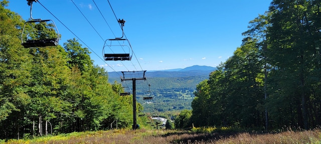 view of mountain feature