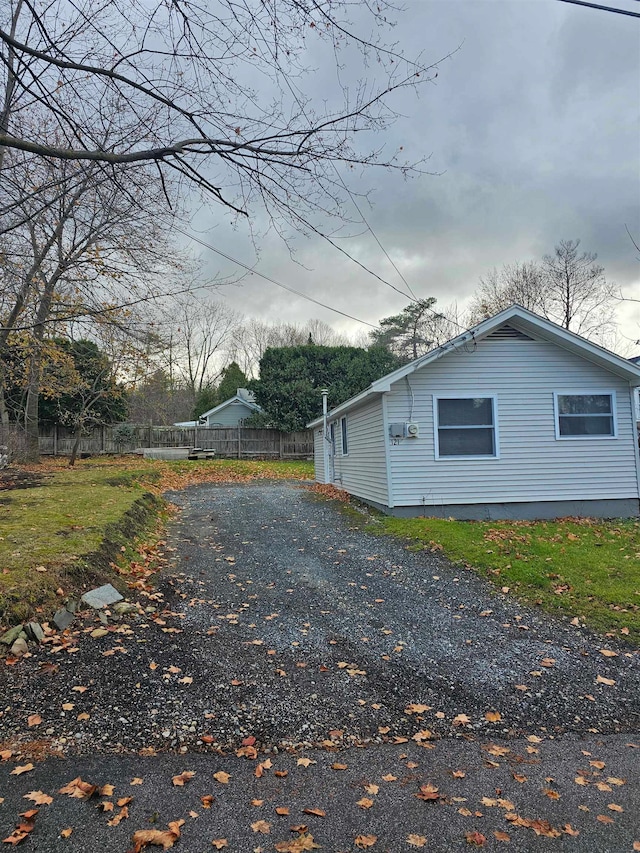 view of side of home