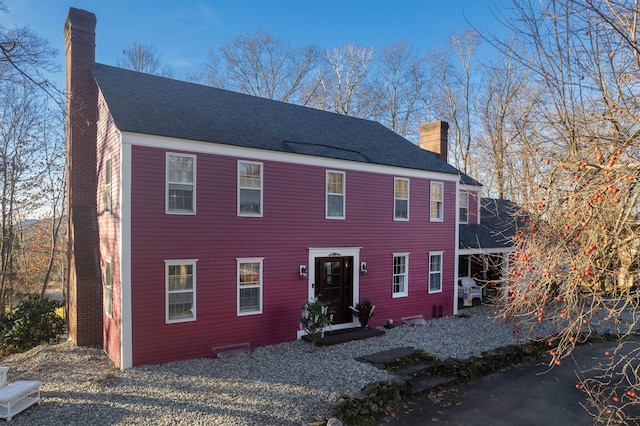 view of colonial house