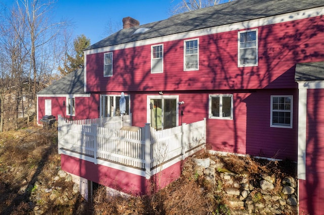 view of rear view of house